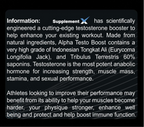 Alpha Testo Boost- Natural Testosterone & Performance Support (90 Capsules)