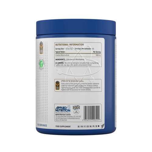 APPLIED NUTRITION CREATINE MONOHYDRATE UNFLAVOURED 500g