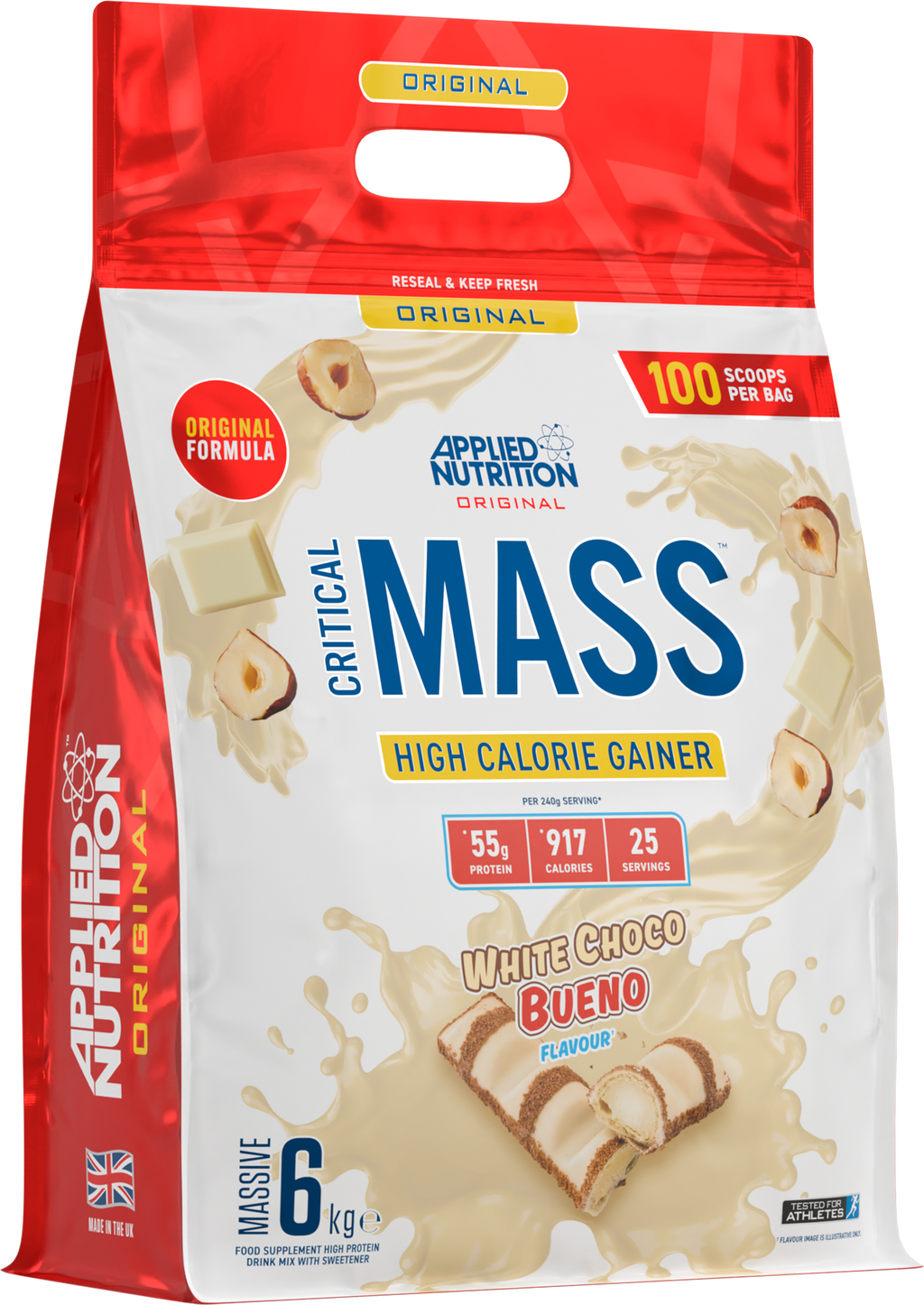 APPLIED NUTRTION CRITICAL MASS ORIGINAL 6KG HIGH CALORIE GAINER
