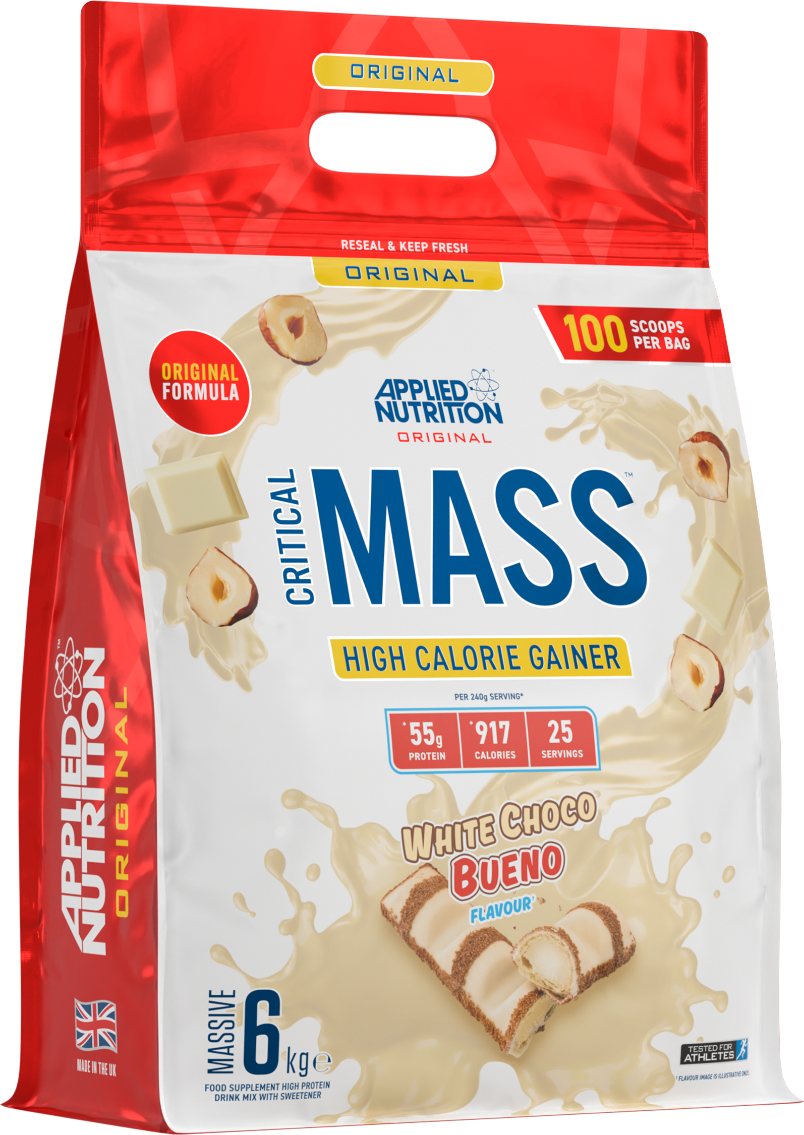 APPLIED NUTRTION CRITICAL MASS ORIGINAL 6KG HIGH CALORIE GAINER