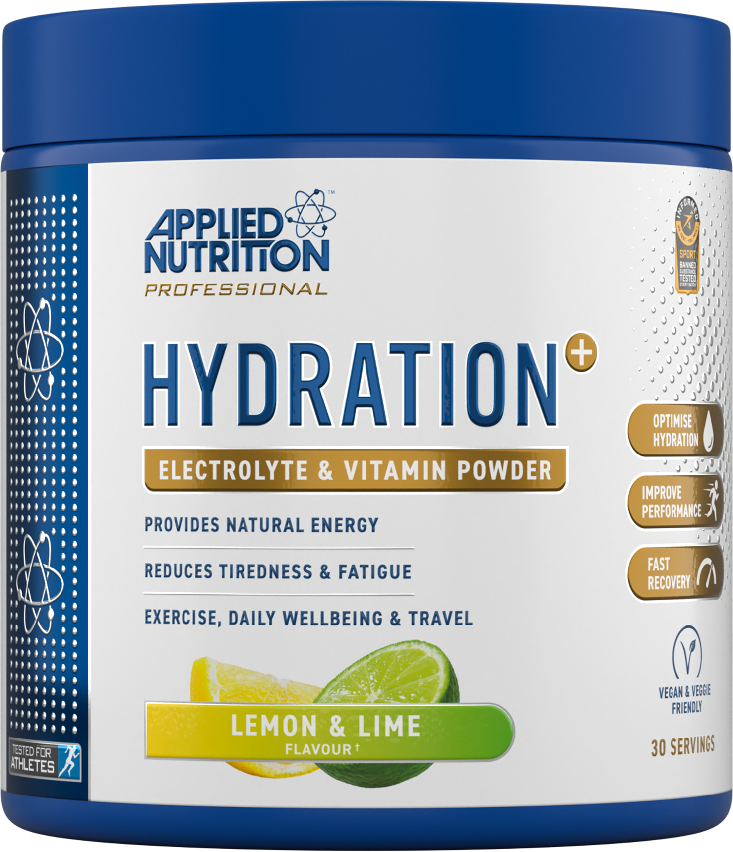 Hydration+ complete electrolyte and vitamin powder 240g (30servings)