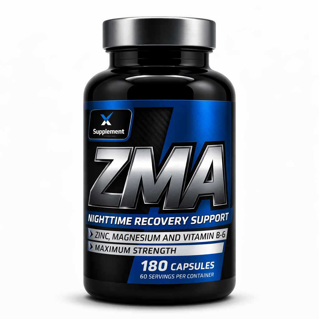 ZMA Nighttime Recovery Formula -Zinc, Magnesium & Vitamin B6 (180 Capsules)