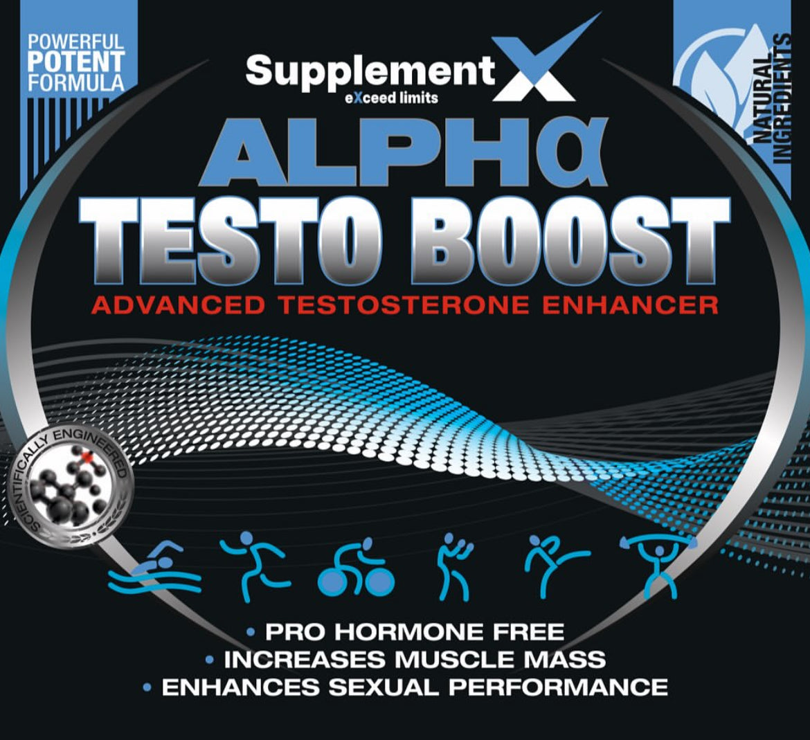 Alpha Testo Boost- Natural Testosterone & Performance Support (90 Capsules)
