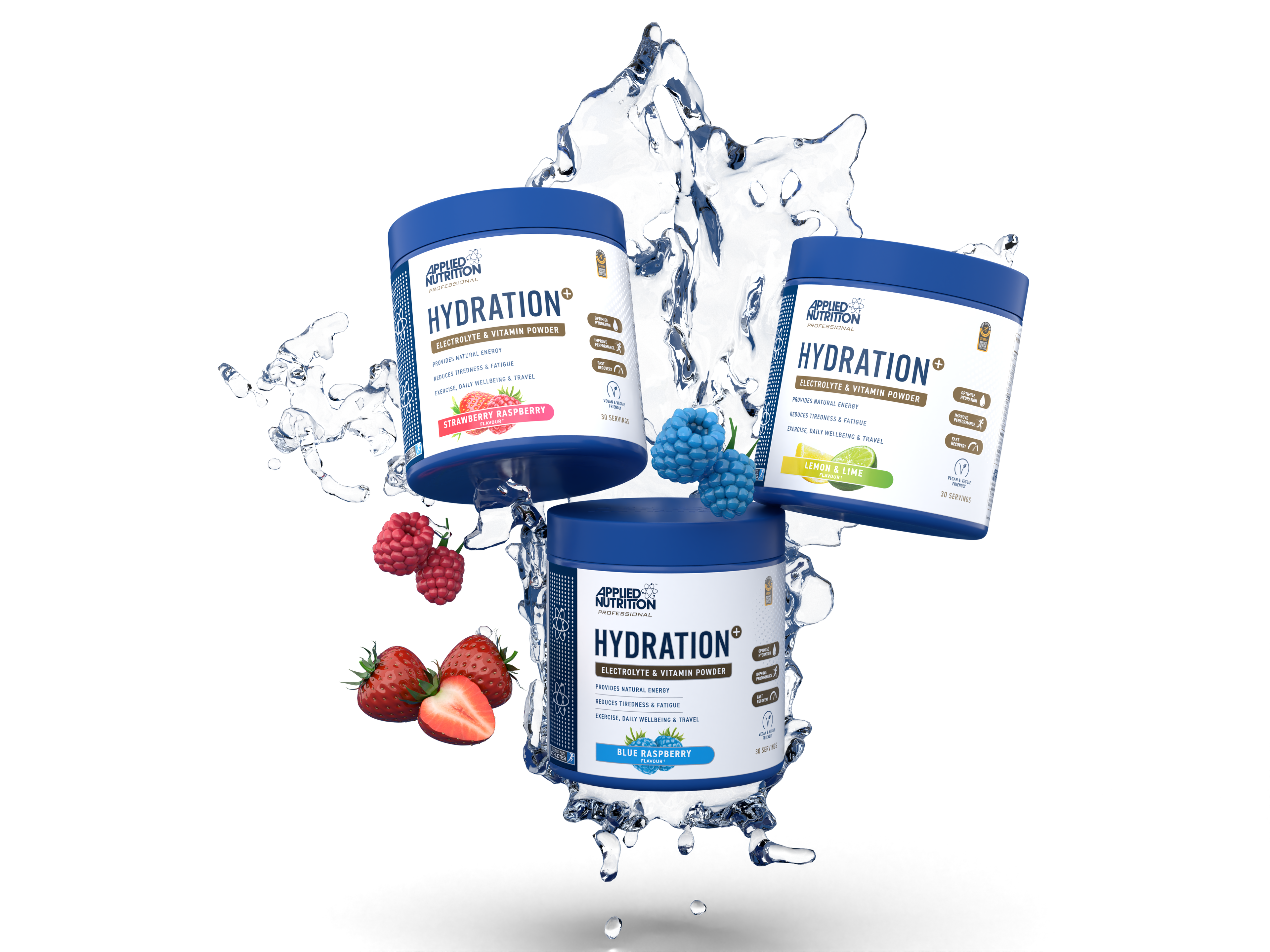 Hydration+ complete electrolyte and vitamin powder 240g (30servings)